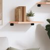 vidaXL &Eacute;tag&egrave;re murale 40x30x2 cm bois de ch&ecirc;ne massif non trait&eacute;