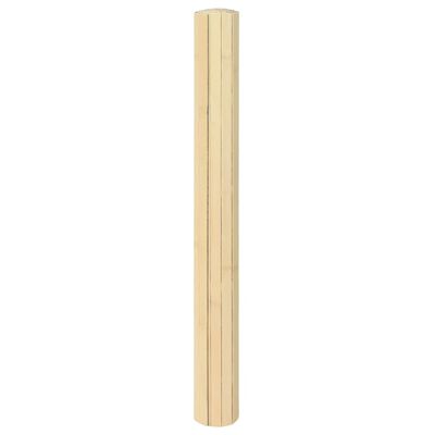 vidaXL Tapis rectangulaire naturel clair 70x300 cm bambou