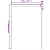 vidaXL Rideaux en velours 2 pcs Cr&egrave;me 175 x 140 cm Velours