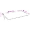 vidaXL Coussin de chaise longue rose tissu oxford