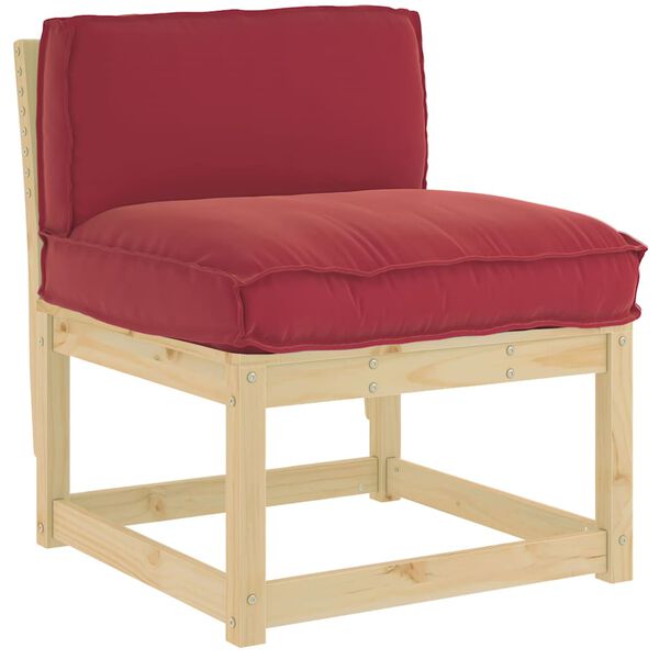 vidaXL Coussin Bordeaux 80 x 40 x 12 cm Tissu Oxford