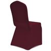 vidaXL Housses élastiques de chaise Bordeaux 12 pcs