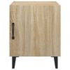 vidaXL Tables de chevet 2 pcs Ch&ecirc;ne Sonoma Bois d'ing&eacute;nierie