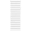 vidaXL Store z&egrave;bre blanc 85x230 cm largeur du tissu 80,9 cm polyester