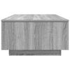 vidaXL Table basse Gris Sonoma 95 x 55 x 31 cm Bois d'ing&eacute;nierie