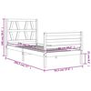 vidaXL Cadre de lit sans matelas bois massif