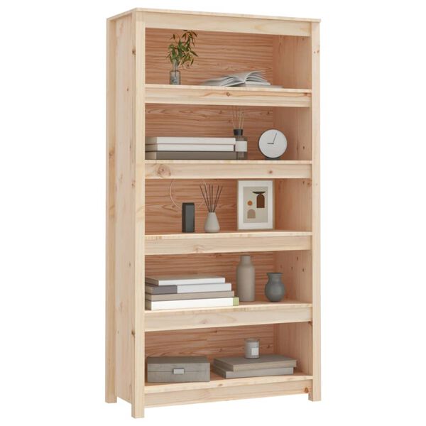 vidaXL Biblioth&egrave;que 80x35x154 cm Bois de pin massif