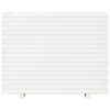 vidaXL Jardini&egrave;re blanc 90x60x72,5 cm bois de pin massif