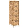 vidaXL Unit&eacute; de rangement avec 5 paniers 25,5x37x100 cm Jacinthe d'eau
