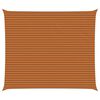 vidaXL Voile d'ombre Orange et marron 7 x 6 m 100 % polyester Oxford