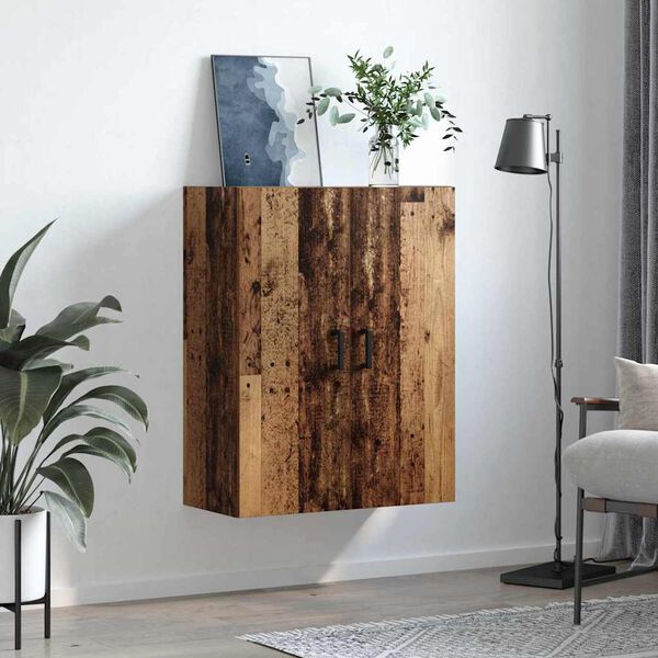 vidaXL Meuble mural Bois ancien 69,5 x 34 x 90 cm Bois d'ing&eacute;nierie