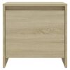 vidaXL Tables de chevet 2 pcs ch&ecirc;ne sonoma bois d'ing&eacute;nierie