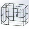 voli&egrave;re vidaXL Anthracite 302x208x214 cm Acier