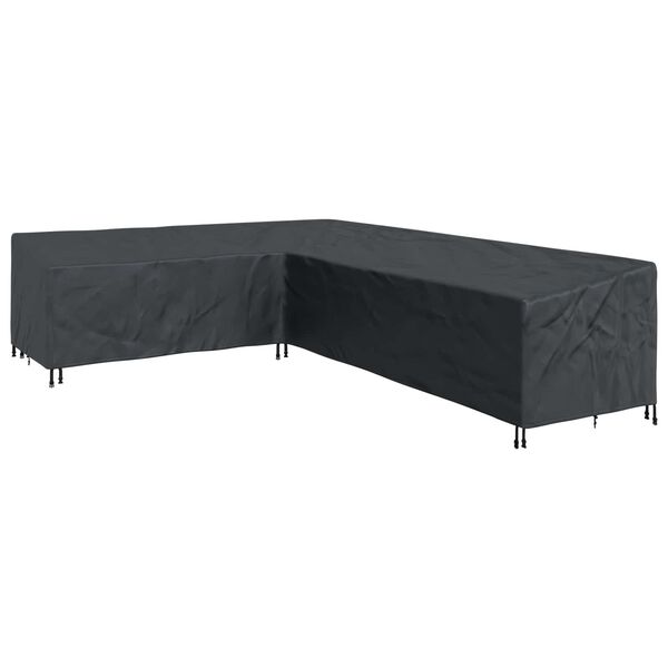 vidaXL Housse pour meubles Noir 330 x 255 x 80 cm Tissu Oxford 210D