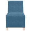 vidaXL Unit&eacute; de Sofa Modulaire Sans Accoudoirs 2 pcs Bleu