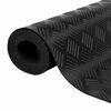 vidaXL Tapis de sol Noir 1,5 x 4 m Caoutchouc