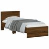 vidaXL Cadre de lit sans matelas avec t&ecirc;te de lit 90x190 cm