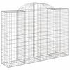 vidaXL Paniers &agrave; gabions arqu&eacute;s 6 pcs 200x50x140/160 cm Fer galvanis&eacute;