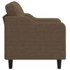vidaXL Fauteuil Marron 60 cm Tissu