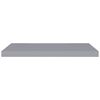 vidaXL &Eacute;tag&egrave;res murales flottantes 4 pcs gris 80x23,5x3,8 cm MDF