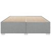 vidaXL Cadre de lit sans matelas gris clair 180x200 cm tissu