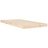 vidaXL Cadre de lit sans matelas 90x200 cm bois de pin massif