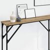 vidaXL Table console ch&ecirc;ne artisanal 180 x 23 x 75 cm