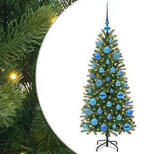 vidaXL Sapin de No&euml;l artificiel Vert 120 cm PE et PVC