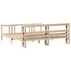 vidaXL Cadre de lit avec t&ecirc;te de lit sans matelas 200x200 cm