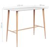 vidaXL Ensemble de bar 7 pcs Blanc