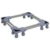 vidaXL Socle pour machine &agrave; laver Gris 67 x 67 x 12 cm