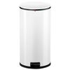 Hailo Poubelle &agrave; p&eacute;dale Pure Taille XL 44 L Blanc 0545-030