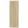 vidaXL Buffet avec LED ch&ecirc;ne sonoma 77x34x100 cm bois d'ing&eacute;nierie
