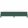 vidaXL Lit &agrave; ressorts avec matelas Vert fonc&eacute; 140 x 200 cm tissu