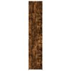 vidaXL Armoire de rangement mince chêne fumé 45x42,5x225 cm