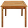 vidaXL Table de jardin 200x90x74 cm Bois d'acacia massif