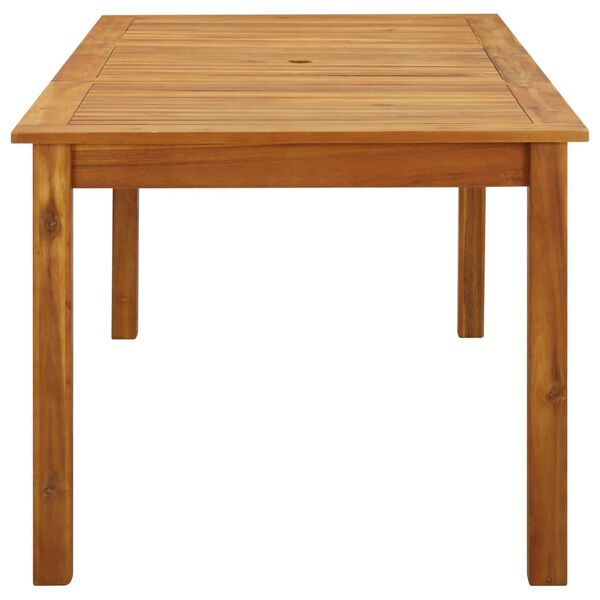 vidaXL Table de jardin 200x90x74 cm Bois d'acacia massif