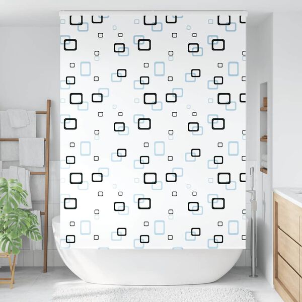 vidaXL Store enrouleur de douche avec cassette largeur du tissu 146 cm