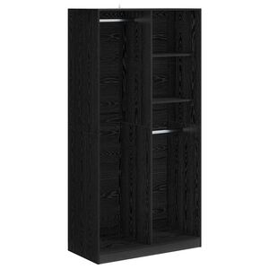 vidaXL Armoire Ch&ecirc;ne noir 100 x 50 x 200 cm Bois d'ing&eacute;nierie