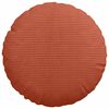 vidaXL Coussins de si&egrave;ge 2 pcs Rouge orange &Oslash; 30 cm