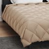 vidaXL Duvet d'hiver Taupe 200 x 200 cm Microfibre