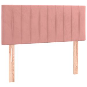 vidaXL T&ecirc;te de lit Rose 90x5x78/88 cm Velours