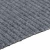 vidaXL Tapis Couloir Gris clair 100 x 200 cm tissu