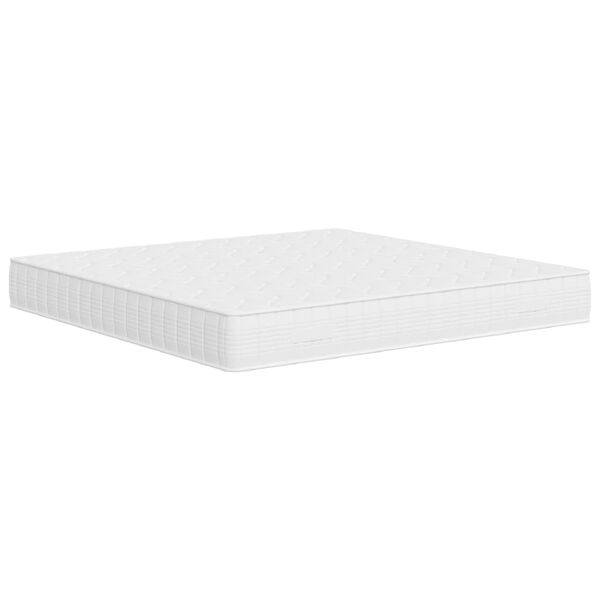 vidaXL Matelas &agrave; ressorts ensach&eacute;s duret&eacute; moyenne 200x200 cm