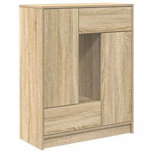 vidaXL Buffet avec tiroirs et portes ch&ecirc;ne sonoma 73x31x90 cm