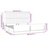 vidaXL Cadre de lit sans matelas gris fonc&eacute; 200x200 cm velours