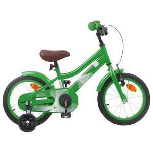 vidaXL V&eacute;lo pour Enfants 14 Pouces pour les 3-5 ans Vert