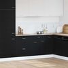 vidaXL Armoire suspendue avec tiroir Ch&ecirc;ne noir 60 x 46 x 81,5 cm