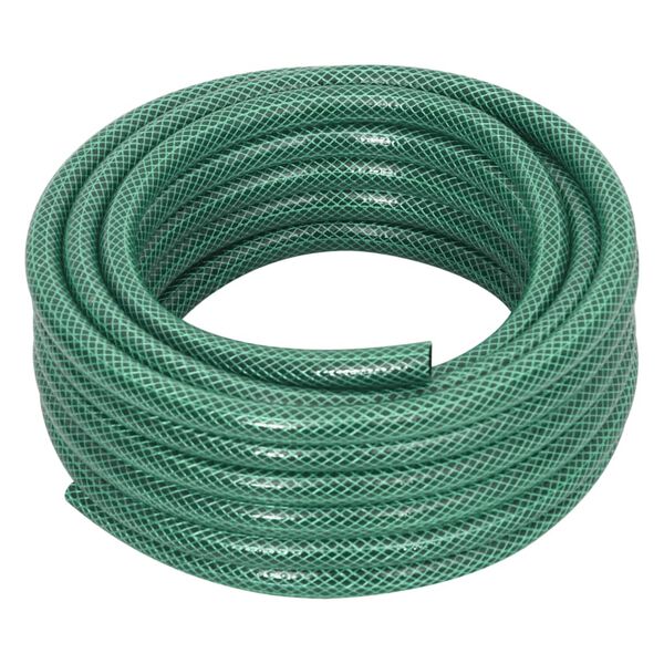 vidaXL Tuyau d'arrosage avec jeu de raccords vert 0,5" 10 m PVC