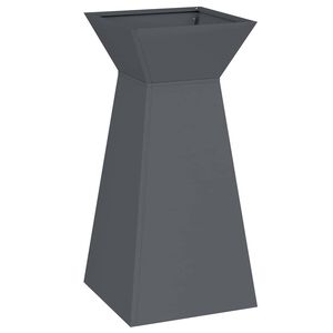 vidaXL Jardini&egrave;re &agrave; pilier Anthracite 35 x 35 x 73 cm